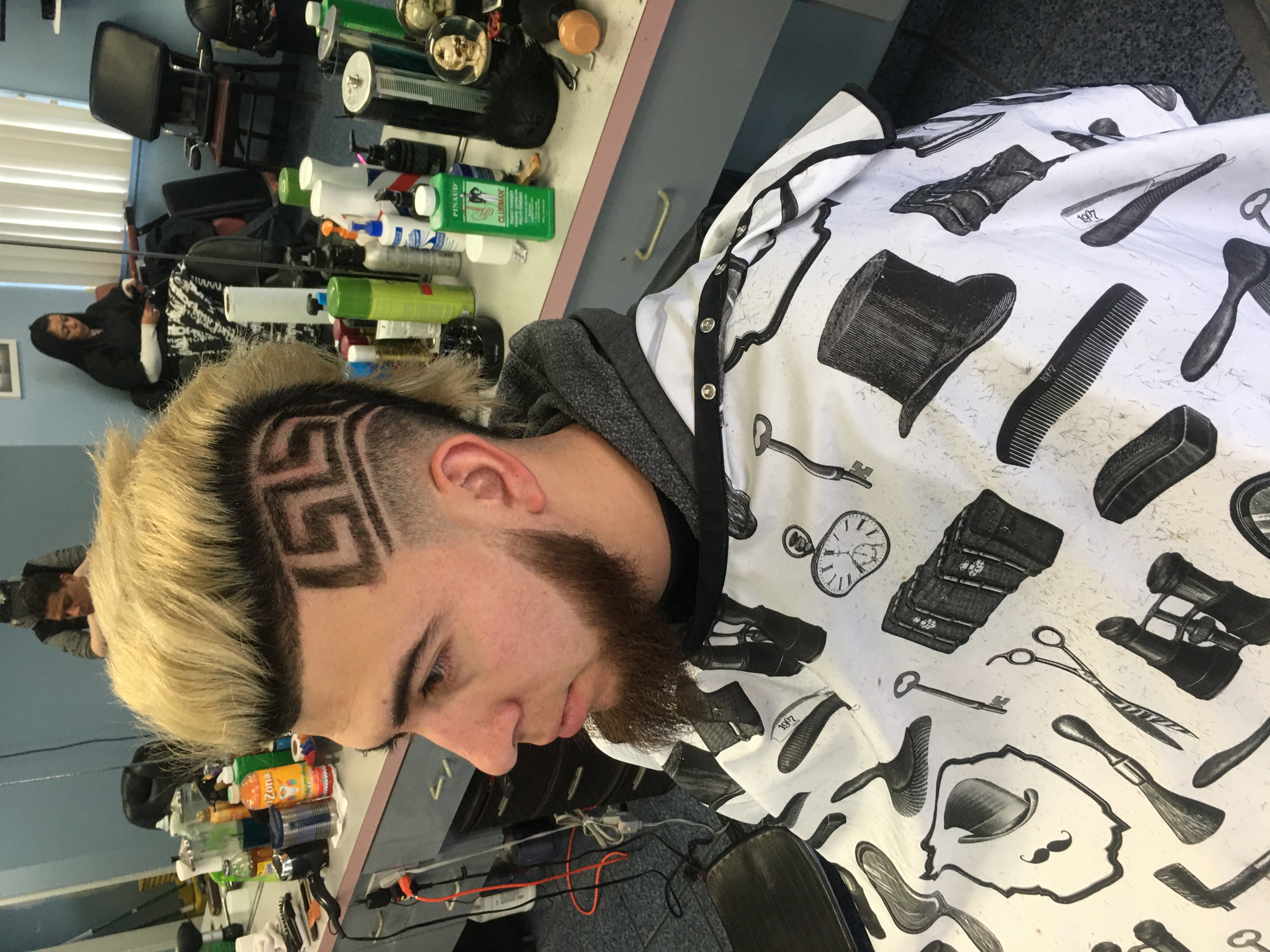 Fade haircut